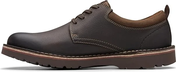 Clarks Eastridge Low Men's Lace-up Boots Dark Brown Leather : 7.5 D - Medium - Image 5