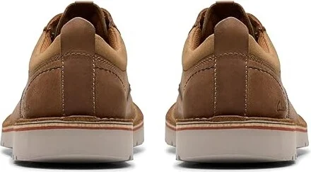 Clarks Eastridge Low Men's Lace-up Boots Light Brown Leather : 7 EE - Wide - Image 4