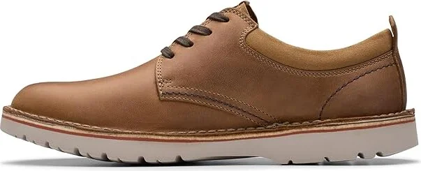 Clarks Eastridge Low Men's Lace-up Boots Light Brown Leather : 7 EE - Wide - Image 5