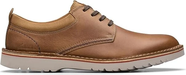 Clarks Eastridge Low Men's Lace-up Boots Light Brown Leather : 7 EE - Wide - Image 6