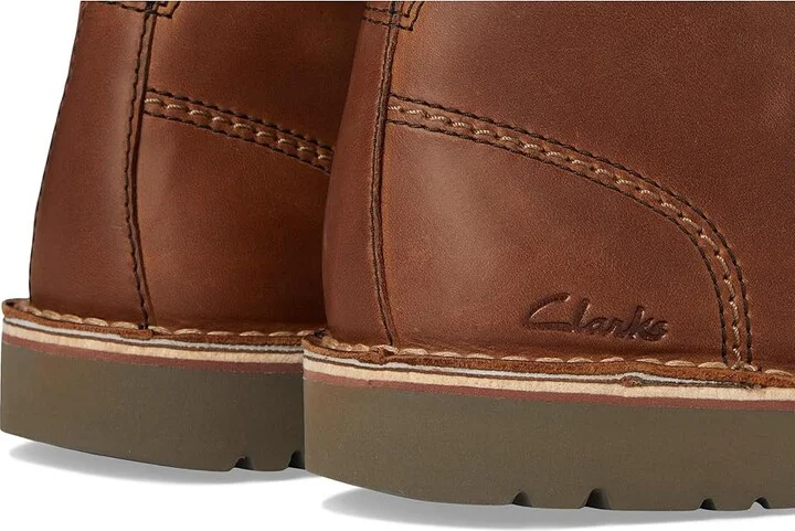 Clarks Eastridge Mid Men's Boots Light Brown Leather : 11 EE - Wide - Image 7
