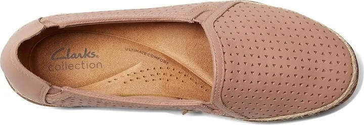 Clarks Elaina Ruby Women's Shoes Warm Beige Leather : 6.5 B - Medium - Image 2
