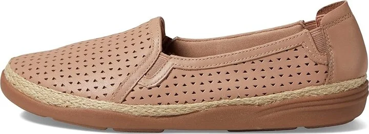 Clarks Elaina Ruby Women's Shoes Warm Beige Leather : 6.5 B - Medium - Image 6
