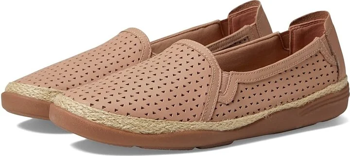 Clarks Elaina Ruby Women's Shoes Warm Beige Leather : 6.5 B - Medium