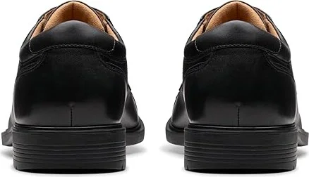 Clarks Eldredge Cap Men's Lace Up Wing Tip Shoes Black Leather : 10 D - Medium - Image 4