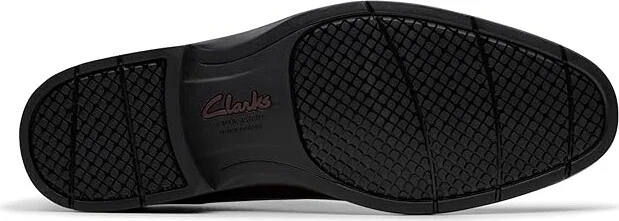Clarks Eldredge Plain Men's Lace Up Wing Tip Shoes Dark Brown Leather : 13 D - Medium - Image 3