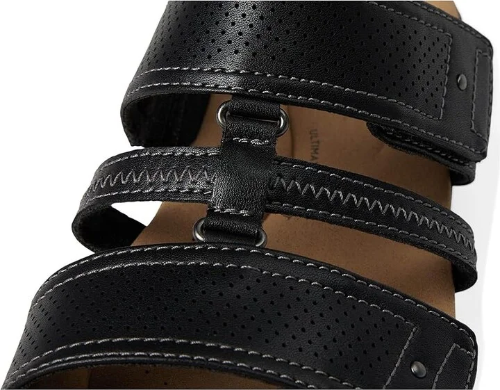 Clarks Elizabelle Ave Women's Sandals Black Leather : 8.5 D - Wide, Synthetic - Image 7