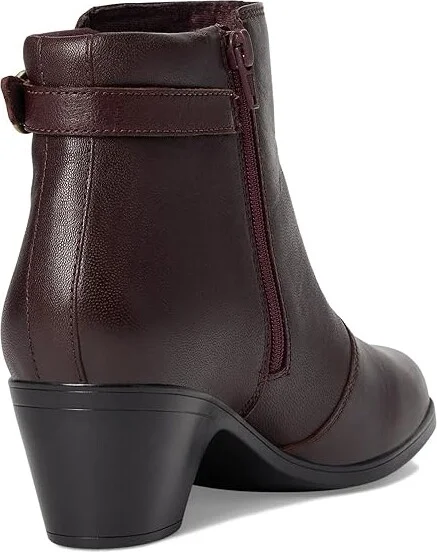 Clarks Emily 2 Belle Women's Boots Wine Leather : 11 B - Medium, Leather/Rubber - Image 4