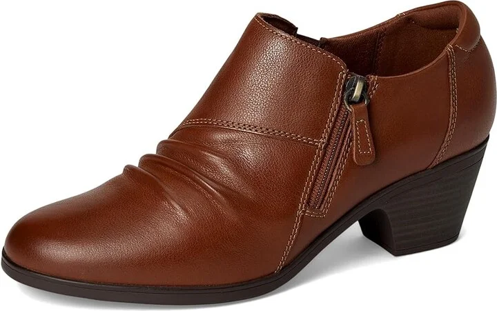 Clarks Emily 2 Braley High Women's Heels Tan Leather : 11 B - Medium - Image 5