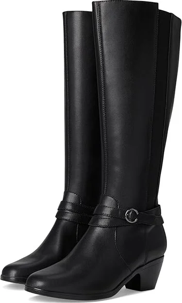 Clarks Emily 2 Dream Women's Boots Black Leather : 9.5 B - Medium
