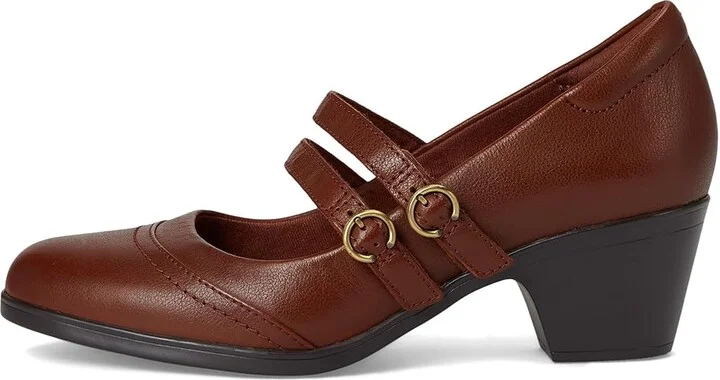 Clarks Emily 2 Jane High Women's Heels Tan Leather : 11 B - Medium - Image 6