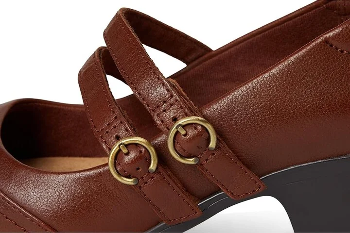 Clarks Emily 2 Jane High Women's Heels Tan Leather : 11 B - Medium - Image 7