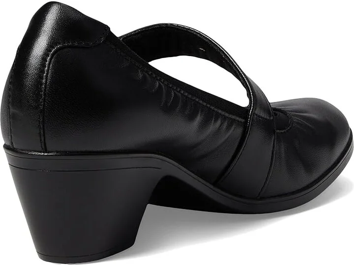 Clarks Emily 2 Mabel High Women's Heels Black Leather : 8 D - Wide - Image 4