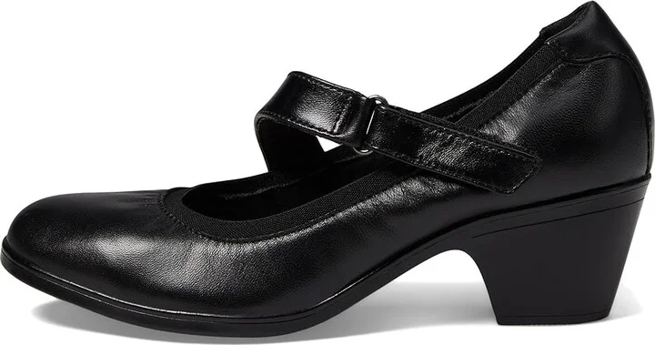 Clarks Emily 2 Mabel High Women's Heels Black Leather : 8 D - Wide - Image 5