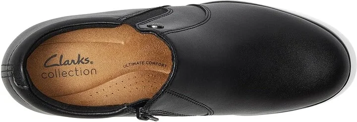Clarks Emily 2 Reyna High Women's Heels Black Leather : 6.5 B - Medium - Image 2