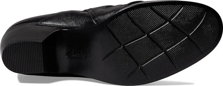 Clarks Emily2 Cove High Women's Heels Black Leather : 8.5 A - Narrow - Image 3