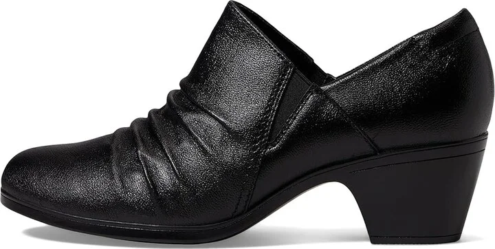 Clarks Emily2 Cove High Women's Heels Black Leather : 8.5 A - Narrow - Image 5