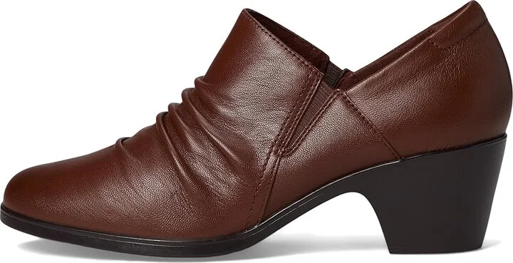 Clarks Emily2 Cove High Women's Heels British Tan Leather : 12 B - Medium - Image 6