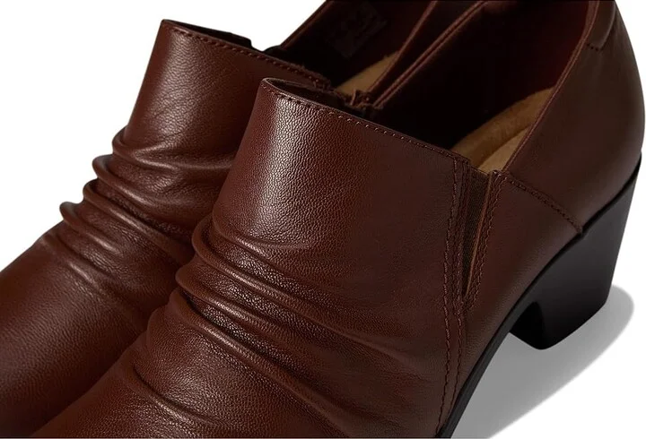 Clarks Emily2 Cove High Women's Heels British Tan Leather : 12 B - Medium - Image 7