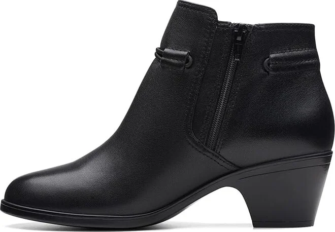 Clarks Emily2 Kaylie Women's Boots Black Leather : 9.5 B - Medium, Leather/Textile - Image 6
