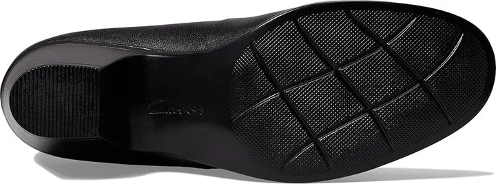 Clarks Emily2 Ruby High Women's Heels Black Leather : 7 B - Medium - Image 3