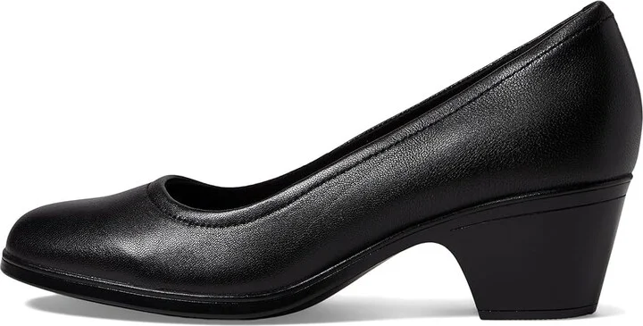 Clarks Emily2 Ruby High Women's Heels Black Leather : 7 B - Medium - Image 5