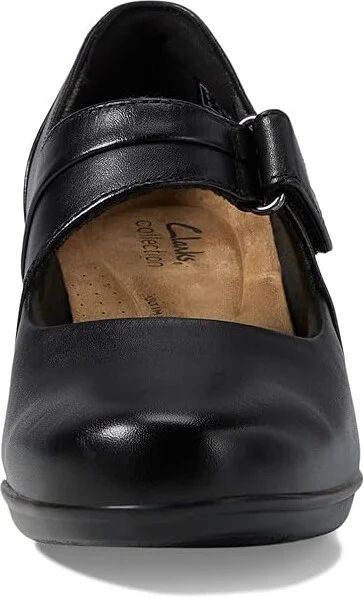 Clarks Emslie Lulin Women's Shoes Black : 6 B - Medium, Leather - Image 3