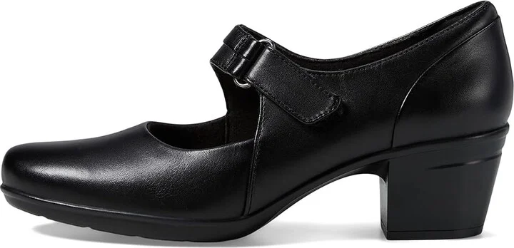 Clarks Emslie Lulin Women's Shoes Black : 6 B - Medium, Leather - Image 7