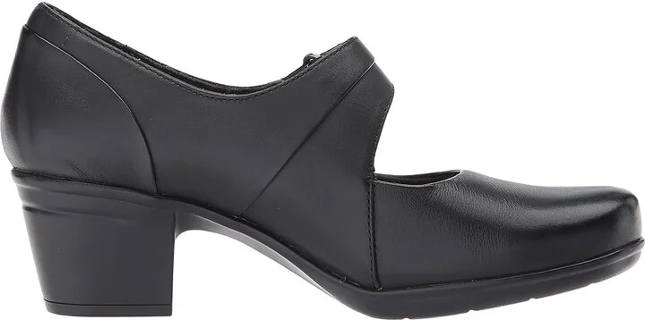 Clarks Emslie Lulin Women's Shoes Black : 6 B - Medium, Leather - Image 8