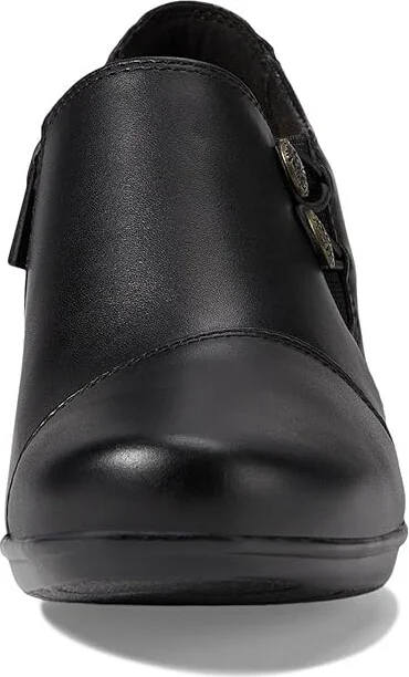 Clarks Emslie Warren Women's Slip on Shoes Black Leather : 7 A - Narrow - Image 3