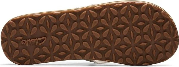 Clarks Fenner Nerice Women's Shoes Off-White Synthetic : 8 B - Medium - Image 3