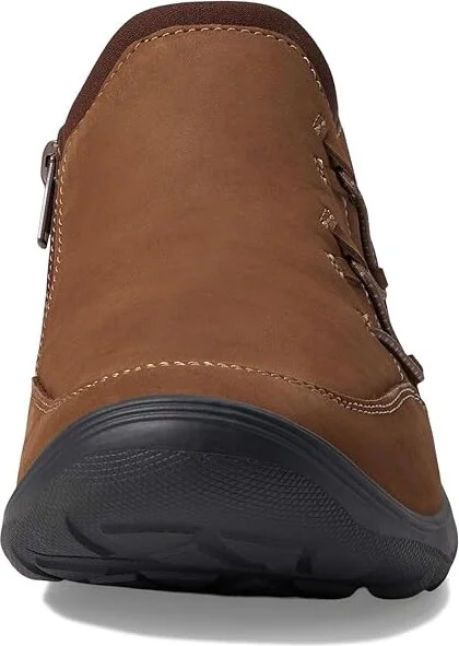 Clarks Fiana Bay Women's Flat Shoes Taupe Nubuck : 10 D - Wide, Leather/Rubber - Image 5