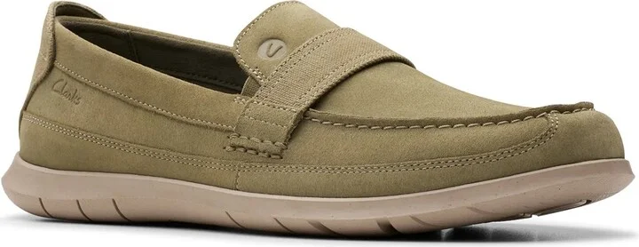Olive Green Suede