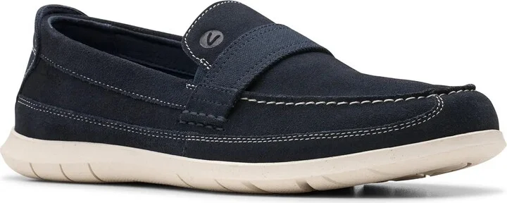 Navy Suede