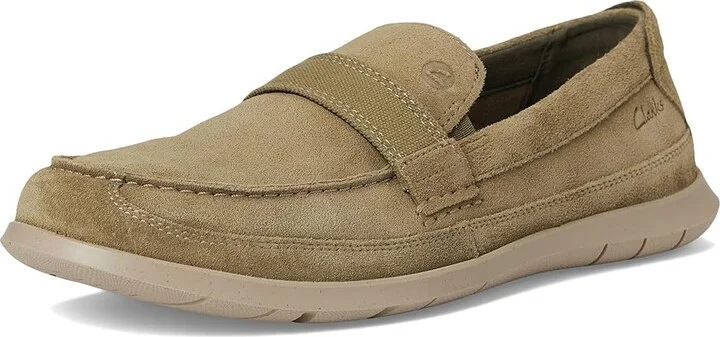 Clarks Flexway Band Men's Lace-up Boots Olive Suede : 7.5 D - Medium, Leather/Suede - Image 5