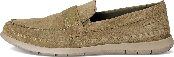Clarks Flexway Band Men's Lace-up Boots Olive Suede : 7.5 D - Medium, Leather/Suede - Image 6