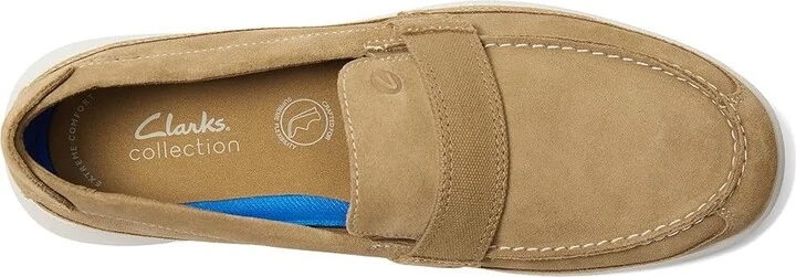 Clarks Flexway Band Men's Lace-up Boots Sand Suede : 8 EE - Wide, Leather/Suede - Image 2