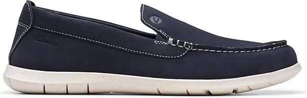 Clarks Flexway Step Men's Lace-up Boots Navy Suede : 14 D - Medium - Image 6