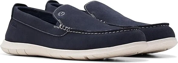 Clarks Flexway Step Men's Lace-up Boots Navy Suede : 14 D - Medium