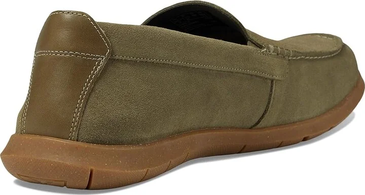 Clarks Flexway Step Men's Lace-up Boots Olive Suede : 7 D - Medium - Image 4