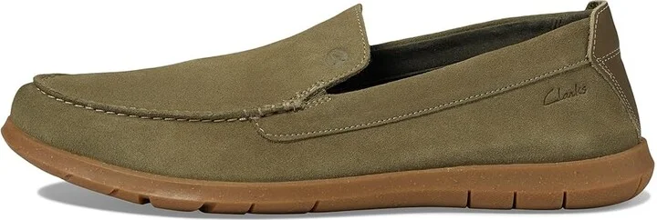 Clarks Flexway Step Men's Lace-up Boots Olive Suede : 7 D - Medium - Image 6