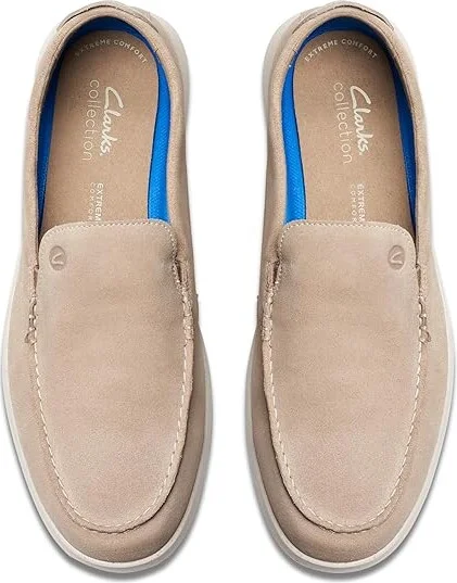Clarks Flexway Step Men's Lace-up Boots Sand Suede : 11.5 EE - Wide - Image 2