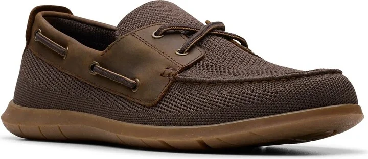 Clarks Flexway Tie Boat Shoe