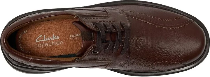 Clarks Gessler Lace Men's Shoes Mahogany : 9 D - Medium, Leather - Image 2