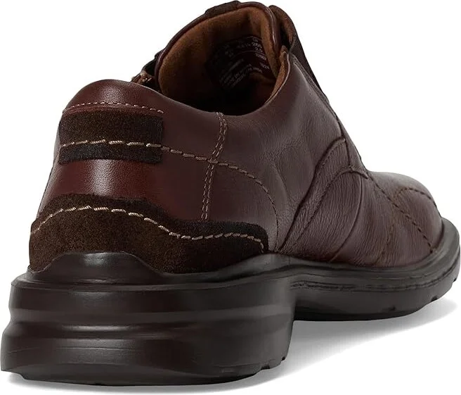 Clarks Gessler Lace Men's Shoes Mahogany : 9 D - Medium, Leather - Image 4