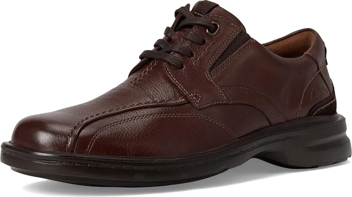 Clarks Gessler Lace Men's Shoes Mahogany : 9 D - Medium, Leather - Image 5