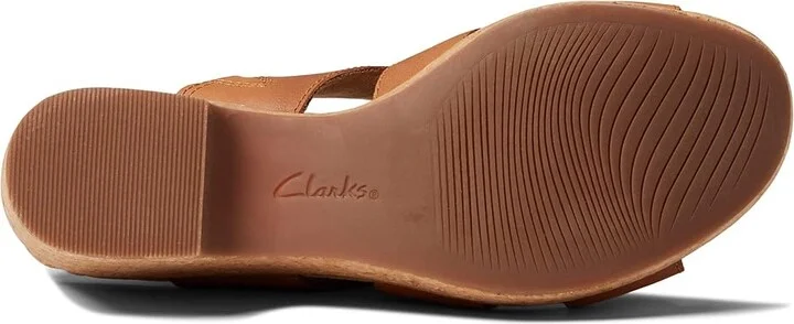 Clarks Giselle Beach Women's Shoes Tan Leather : 5.5 B - Medium - Image 3