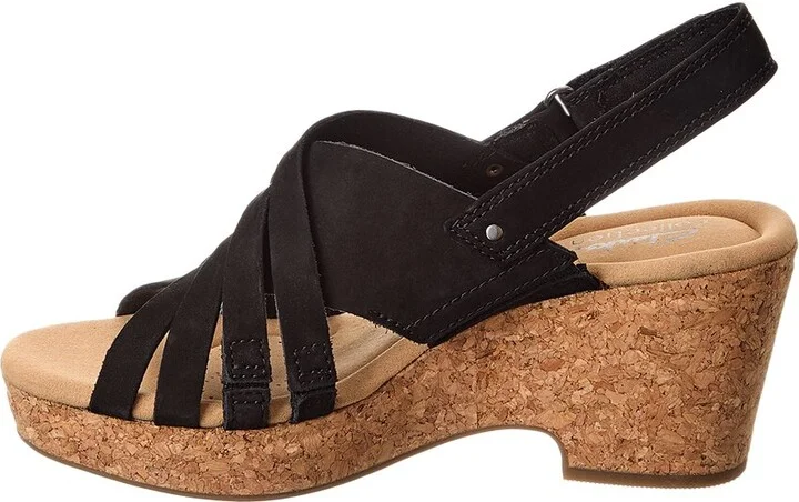 Clarks Giselle Ivy Leather Heeled Sandal - Image 2