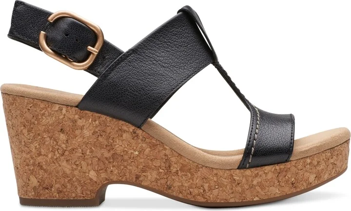 Clarks Giselle Style Wedge Heel Platform Sandals - Image 2