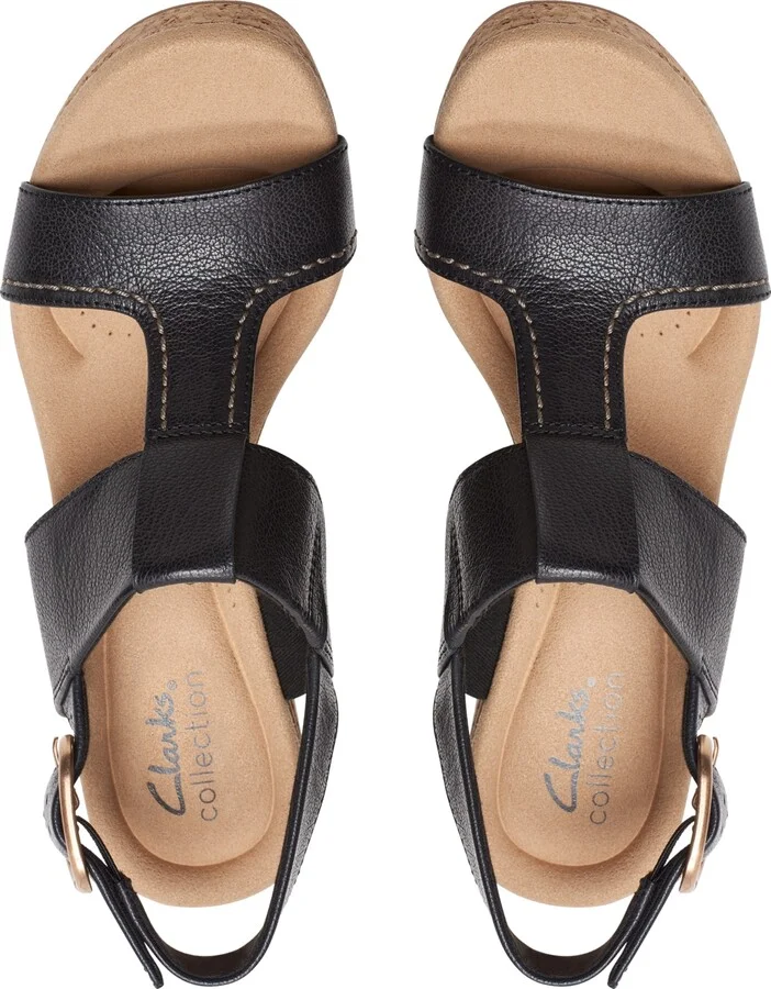 Clarks Giselle Style Wedge Heel Platform Sandals - Image 4